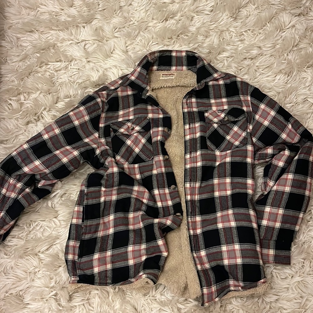 Wrangler men’s fleece button up